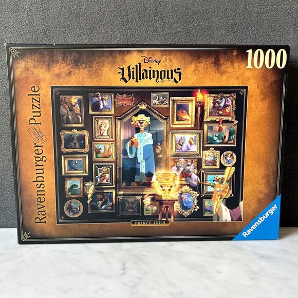 Ravensburger Disney Villainous Prince John 1000 Piece Puzzle - Complete - Picture 1 of 8